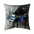 Begin Home Decor 20 x 20 in. Abstract Grand Piano-Double Sided Print Indoor Pillow 5541-2020-MU14